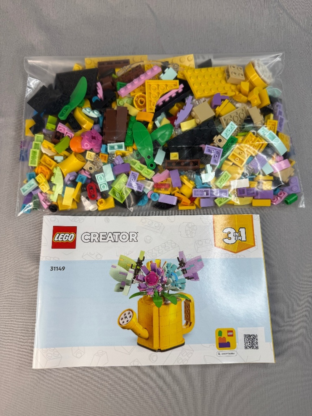 Lego Set – 31149 – 3-in-1 Flowers in Watering Can